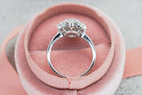 Lab Grown Diamond Oval Cut Halo Diamond Ring M3100