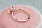 Lab Grown Diamond Emerald Cut  Diamond Ring M3099