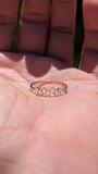 Manhattan 14kt Gold Round Brilliant Baguette Cut Diamond Ring Engagement Wedding Band