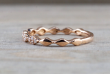 Marquise Shape Cluster Diamond Band B10077