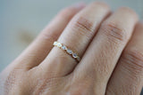 Marquise and Round Shape Diamond Band