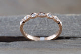 Marquise and Round Shape Diamond Band