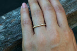 Gold 2mm Bead Ball Eternity Band