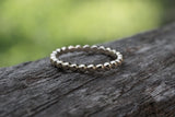 Gold 2mm Bead Ball Eternity Band