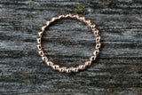 Gold 2mm Bead Ball Eternity Band