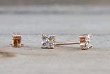 Diamond Clover Earring