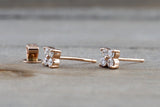 Diamond Clover Earring