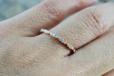 Marquise Shape Diamond Band