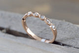 Marquise and Round Shape Diamond Band