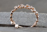 Floral Diamond Band