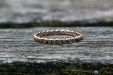Gold 2mm Bead Ball Eternity Band