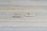 Diamond Bar Studs Earrings