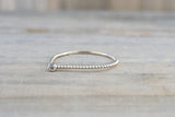 14k Gold Round Cut Diamond Bezel Fashion Ring Rope Design Band ASPBR010067