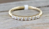 9 Diamond Bead Band