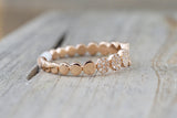 Oval Diamond Pave Band