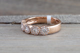 Gold 5 Ddiamond Anniversary Halo Band Ring  ASPBR010046