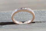 Baguette Diamond Diamond Milgrain Etched Channel Set 2.5mm