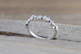 Gold Diamond Bead Bezel Clover ASPBR010045