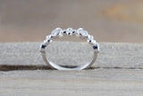 Gold Diamond Bead Bezel Clover ASPBR010045