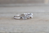 Gold Diamond Bead Bezel Clover ASPBR010045