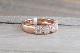 Gold 5 Ddiamond Anniversary Halo Band Ring  ASPBR010046