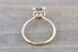 Ondrea Floating Diamond Hidden Under Halo Diamond Engagement Ring M3074