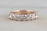 U Prong Champagne Fancy Diamond  Band Ring ASPBR010050