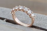 U Prong Champagne Fancy Diamond  Band Ring ASPBR010050