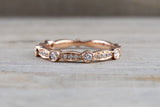 Marquise and Round Shape Diamond Band