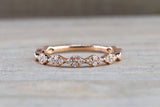 Marquise Shape Cluster Diamond Band B10077