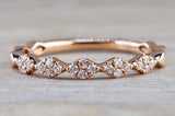 Marquise Shape Cluster Diamond Band B10077