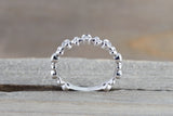 Gold Diamond Bead Band Ring Vintage Bead ASPBR010047