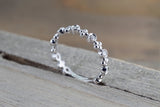 Gold Diamond Bead Band Ring Vintage Bead ASPBR010047