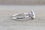 Moissanite  Gold Solitaire Round 8mm Melrose