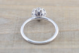 Moissanite  Gold Solitaire Round 8mm Melrose