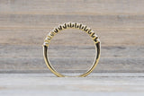 18kt Yellow Gold Shared Single Prong Diamond Band