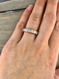 U Prong Champagne Fancy Diamond  Band Ring ASPBR010050