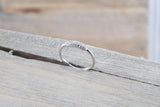 14k White Gold Diamond Micro Pave Band