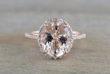 Rebecca Oval Morganite 11x9mm ASPER1430040