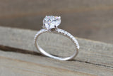 Heart Shape Forever ONE Moissanite 7.5mm Ring M3083