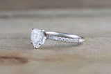 Heart Shape Forever ONE Moissanite 7.5mm Ring M3083
