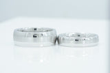 His and Hers Cobalt Engagement Rings Bridal Wedding Bands Matching set