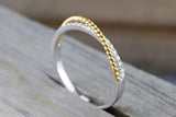 14k White Yellow Gold Diamond Twist Band Ring Engagement Wedding Promise