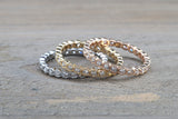 18kt Diamond Eternity Ring Vintage Milgrain Bezel B10089