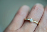 Yellow Gold Diamond Ring Closeout