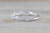 Floral Leaf Petal Vine Ring B10081