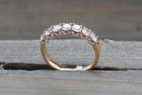 Diamond Band 3D Prong set
