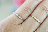 18k Gold Delicate Diamond Band ASPBR010028