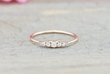18k Gold Delicate Diamond Band ASPBR010028