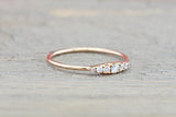18k Gold Delicate Diamond Band ASPBR010028